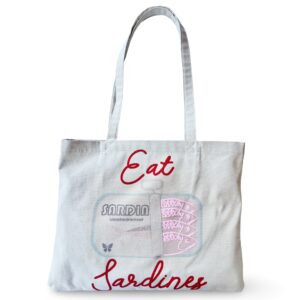LA VAGUE -TOWEL TOTE SARDINE